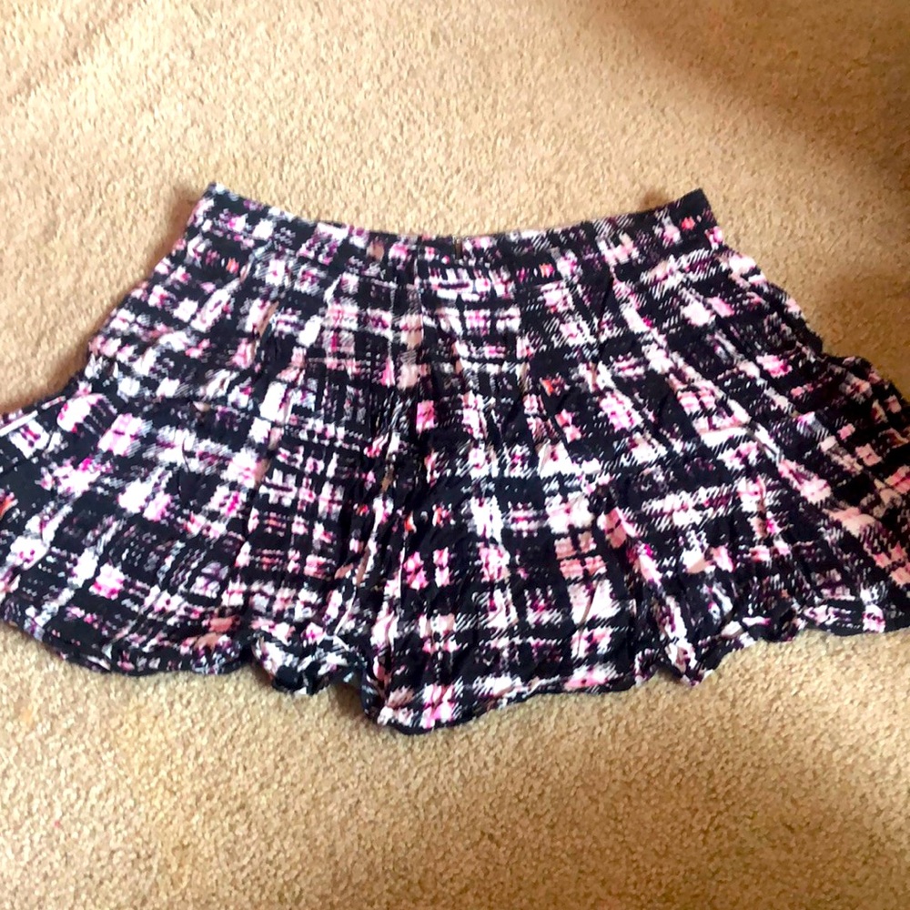 Black, White, & Pink Skirt